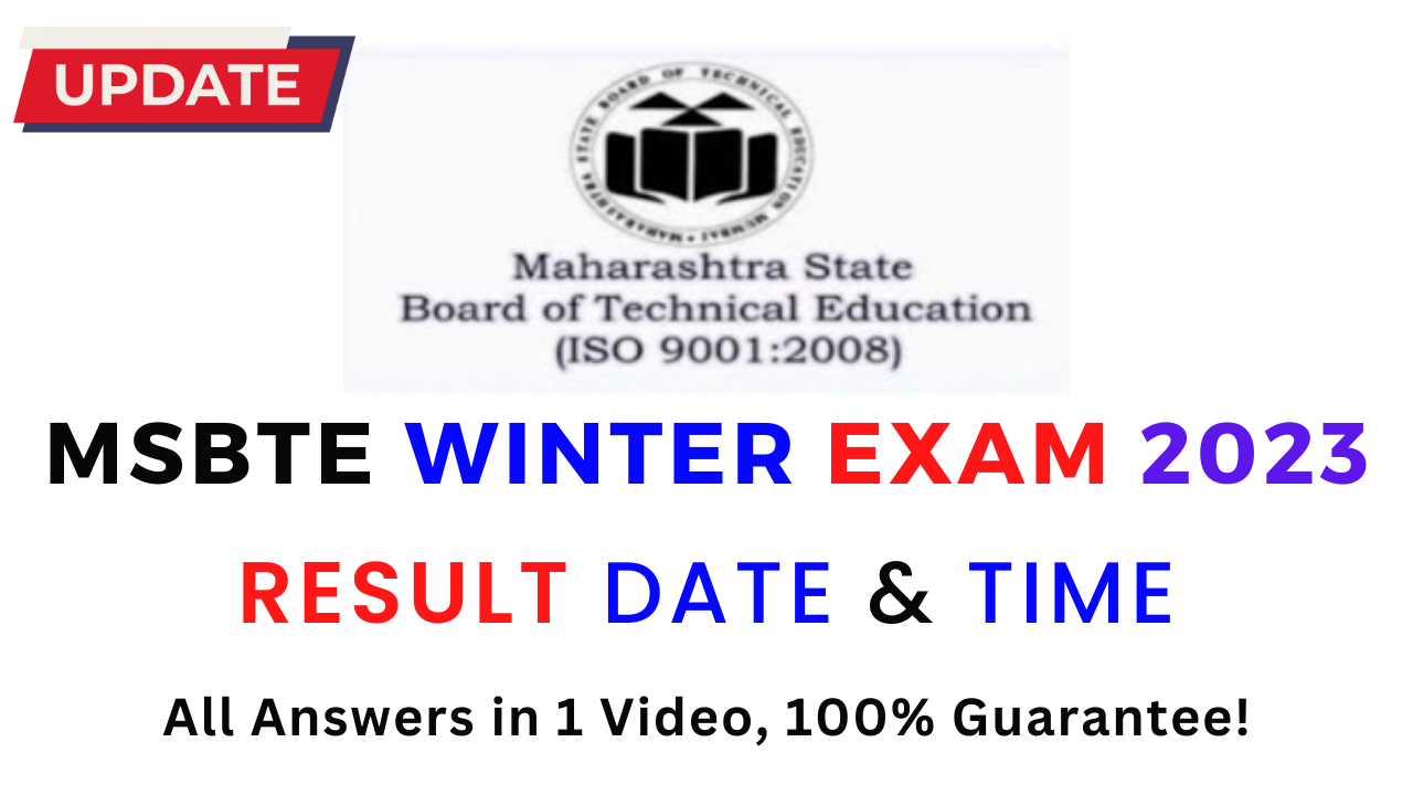 MSBTE Winter Result Winter Exam Result Date Declared tour2tech